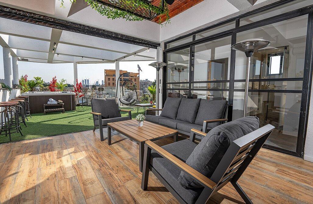 הפנטהאוז של תל אביב יפו מרכז  16  לופט לנד